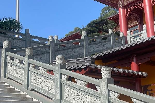 银川市大连古建仿古石栏杆定制热销款四